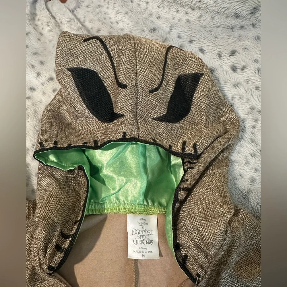 Disney The Nightmare Before Christmas Brown Costume with Green Lining - Picture 3 of 6